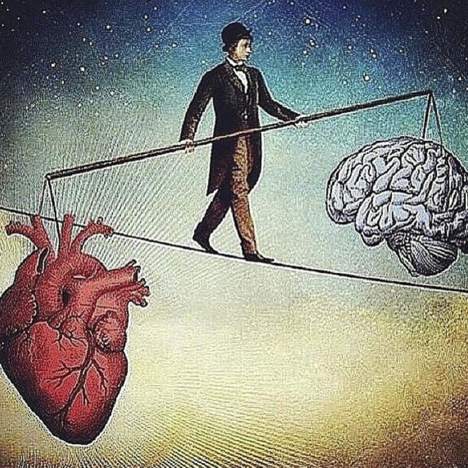 Переосмысление проблемы. Мозг и сердце. Ум и сердце. Борьба разума и чувств. Балансировать между разумом и сердцем.